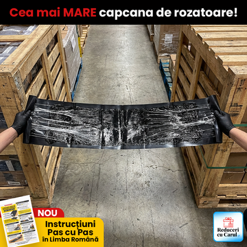 (20 bucăți) Capcană lipicioasă mare pentru șoareci și șobolani