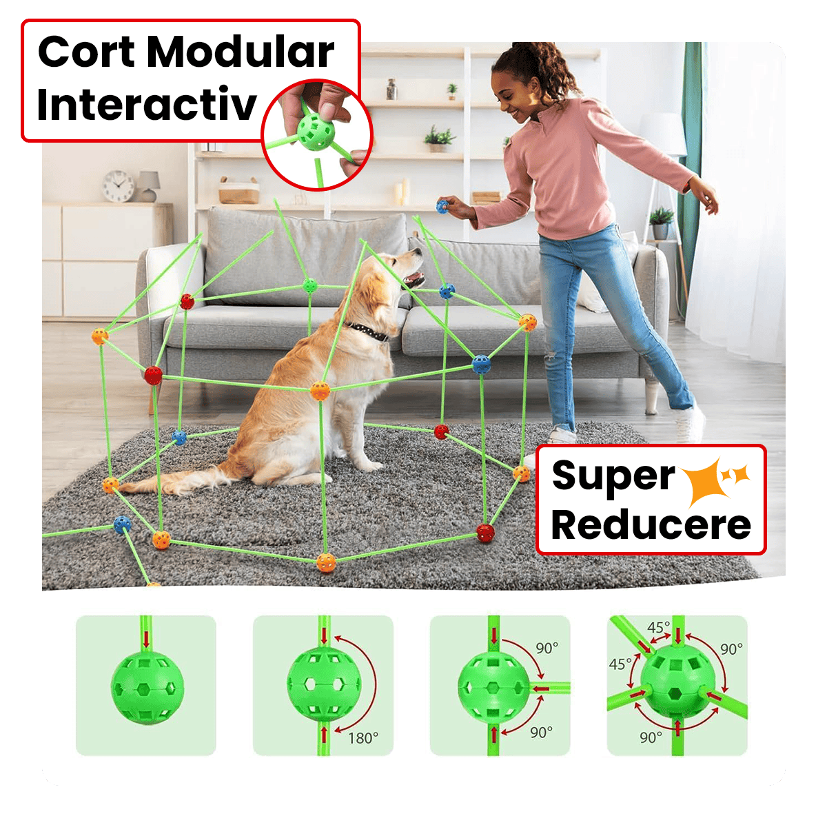 OFERTA 1+1 Kit Corturi Copii