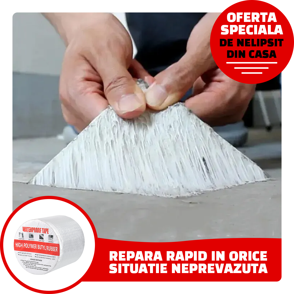 OFERTA Rola Banda Adeziva 5 cm, DANGRO