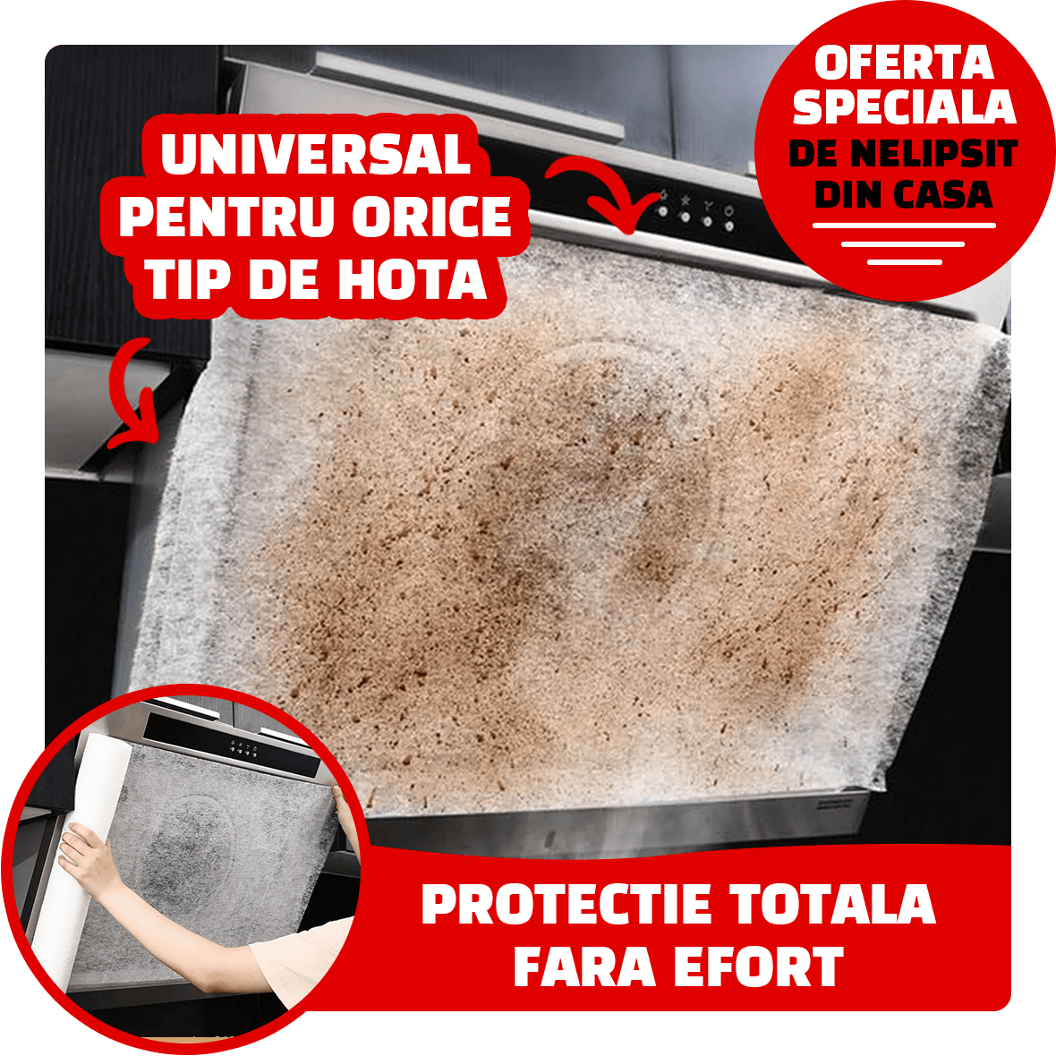 Filtru hota bucătărie cu prindere magnetică DANGRO